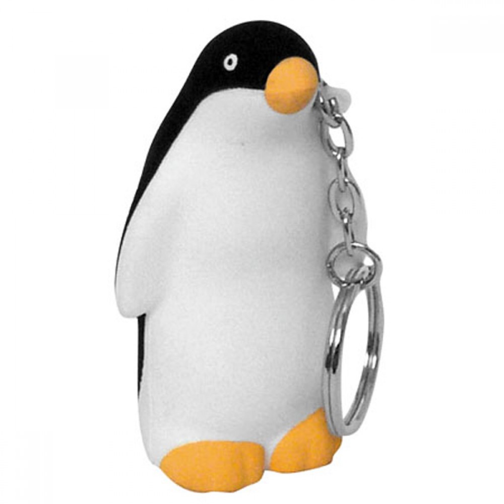 Custom Penguin Stress Reliever Key Chain
