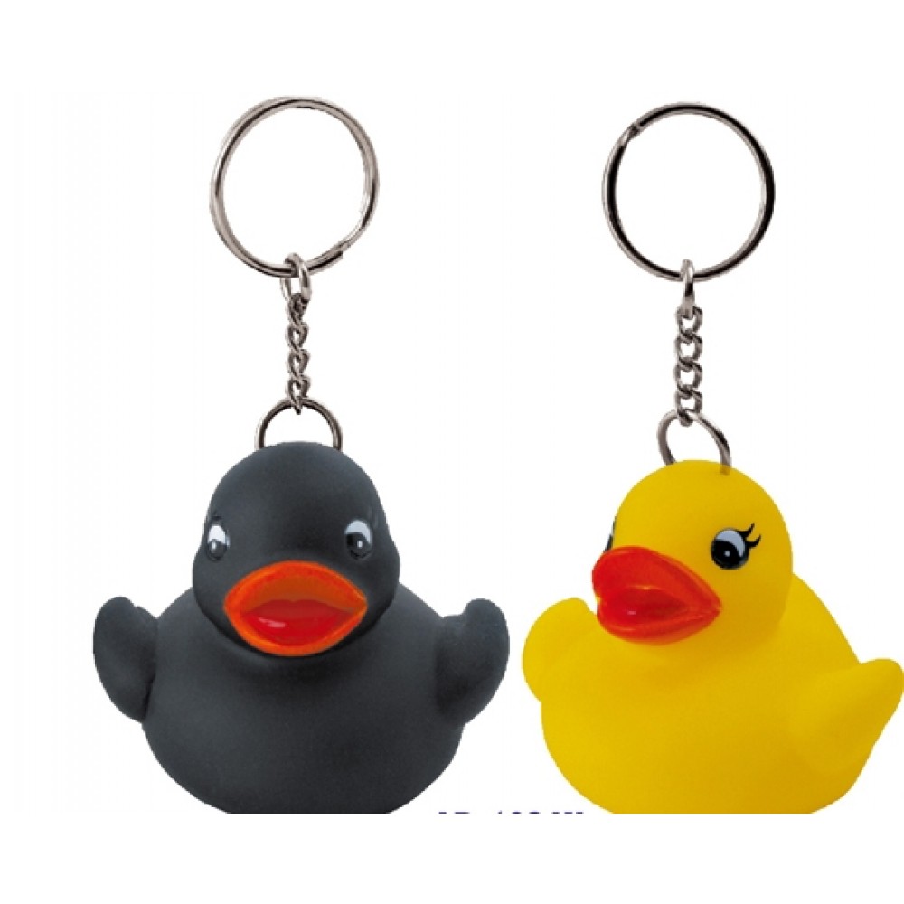 Custom Imprinted Mini Rubber Duck Key Chain Custom Imprinted Mini Rubber Duck Key Chain