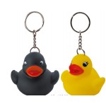 Custom Imprinted Mini Rubber Duck Key Chain