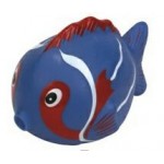 Customized Rubber Colorful Blue Fish