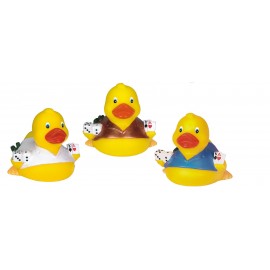 Rubber Casino DuckÂ© Toy with Logo
