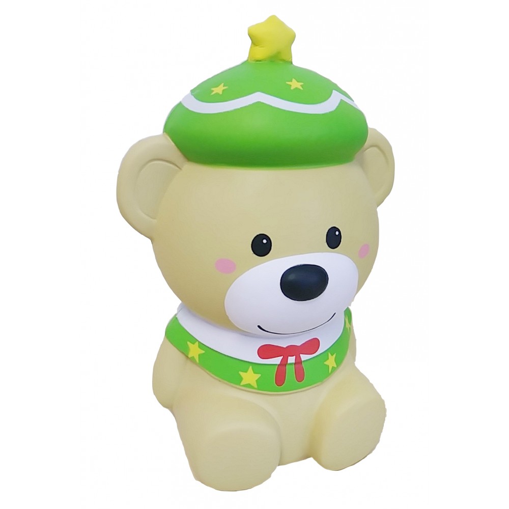 CutieLine Slow Rising Scented Christmas Bear with Logo