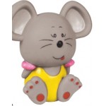 Personalized Rubber Cutie Pie Mouse