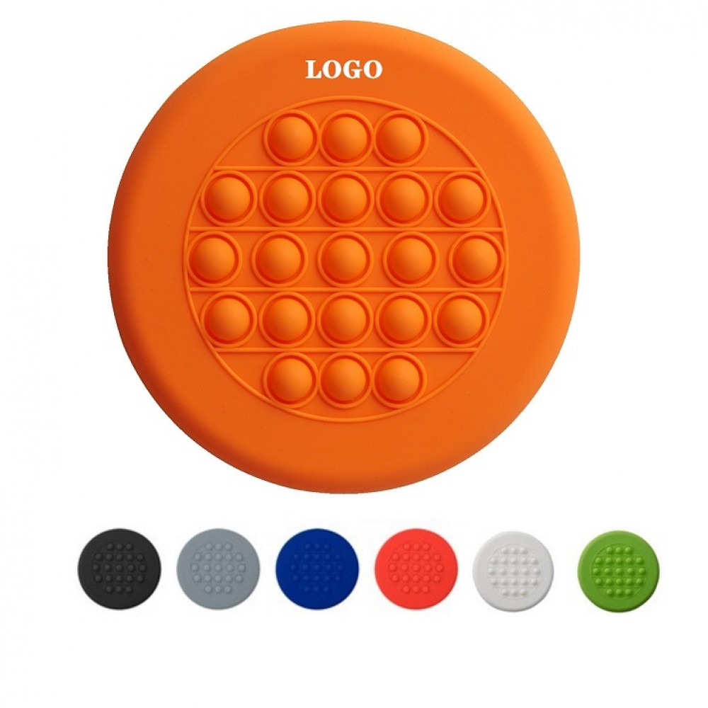 Push Pop Circle Stress Reliever Flyer with Logo