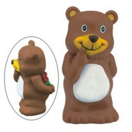 Rubber "Cutie" Bear with Logo  Rubber "Cutie" Bear with Logo