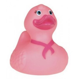 Rubber Smile Pink Bow DuckÂ© with Logo