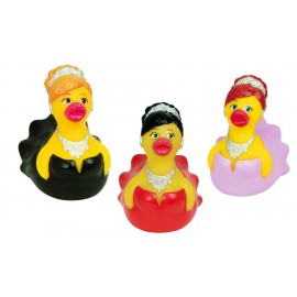 Rubber Scarlet Red Carpet DuckÂ© Toy with Logo