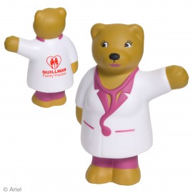 Nurse Bear Stress Reliever with Logo