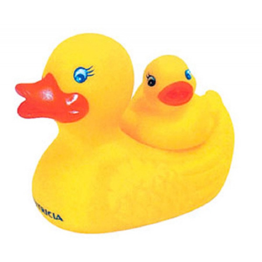 Customized 2 Pieces Rubber Duck Toy w/ Duckling