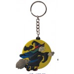 Wicked Witch Rubber Key Chain with Logo