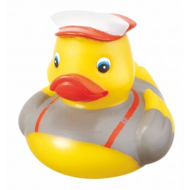 Rubber Trucker DuckÂ© Toy with Logo