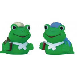 Mini Rubber Hiker Frog Toy with Logo  Mini Rubber Hiker Frog Toy with Logo