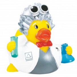 Rubber Scientist DuckÂ© Toy with Logo