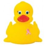 Rubber Duck w/ Pink RibbonÂ© with Logo