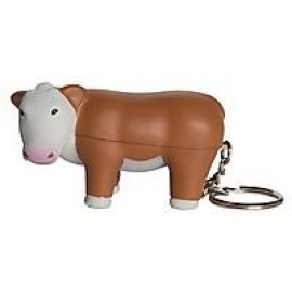Personalized Cow Keyring Stress Reliever  Personalized Cow Keyring Stress Reliever