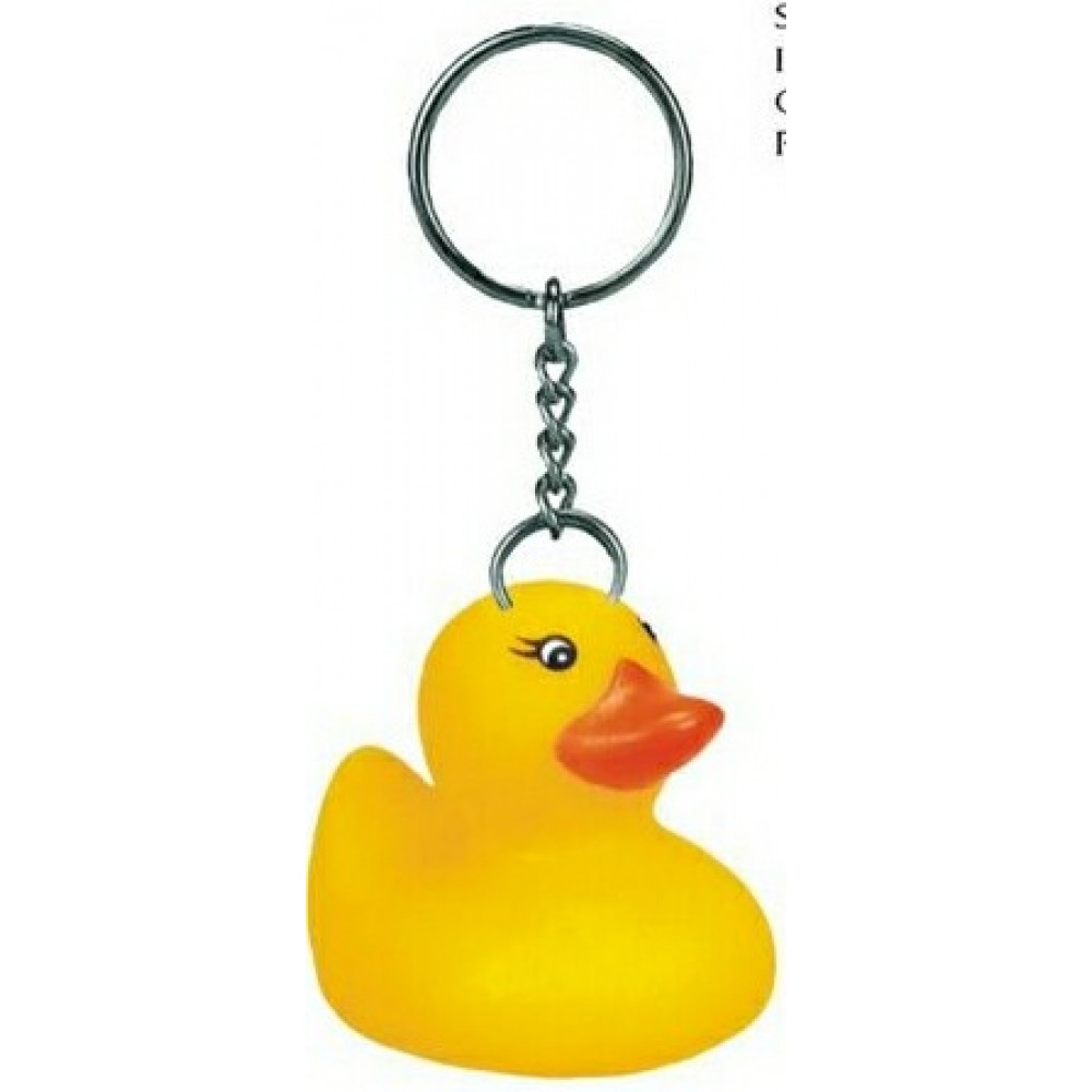 Rubber Dinky Duck Key Chain Custom Imprinted Rubber Dinky Duck Key Chain Custom Imprinted