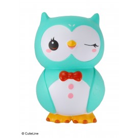 Promotional CutieLine Slow Rising Scented Teal Owl Squishy