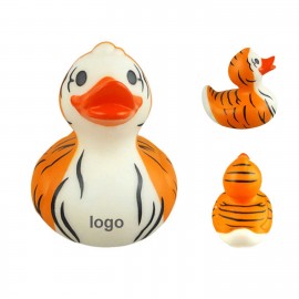 Promotional Tiger Printing Rubber Duck - OCEAN  Promotional Tiger Printing Rubber Duck - OCEAN