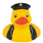 Rubber Courageous Cop DuckÂ© with Logo