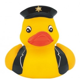 Rubber Courageous Cop Duck© with Logo  Rubber Courageous Cop Duck© with Logo