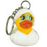 Rubber Day Spa Duck Key Chain© Logo Branded