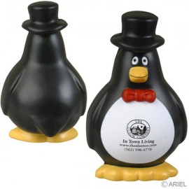 Custom Gentleman Penguin Stress Reliever  Custom Gentleman Penguin Stress Reliever
