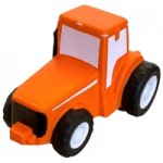 Logo Branded Tractor Stress Reliever - orange