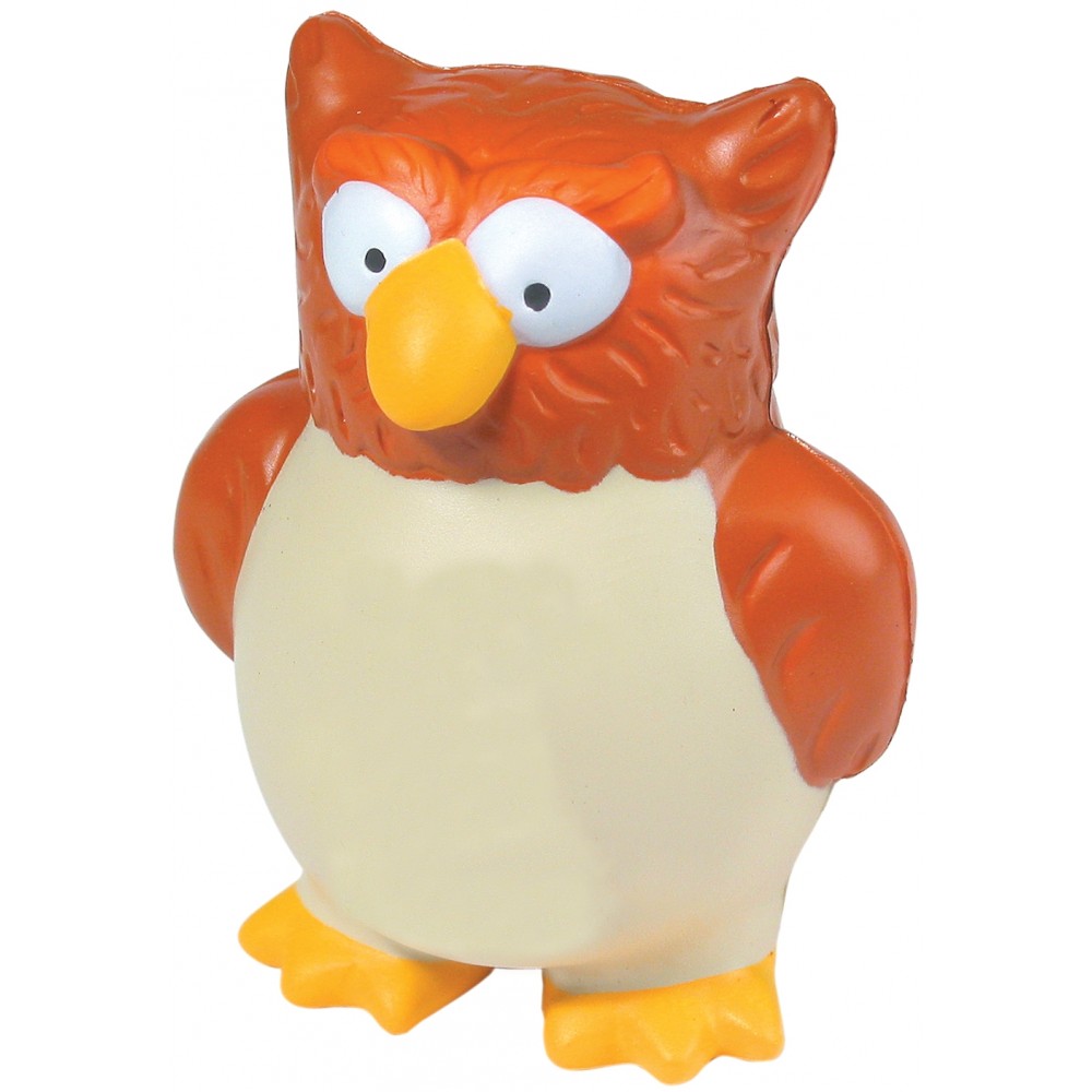Promotional Owl Squeezies Stress Reliever