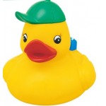 Rubber Student DuckÂ© with Logo