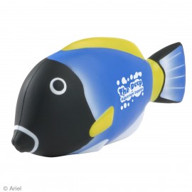 Blue Tang Fish Stress Reliever with Logo  Blue Tang Fish Stress Reliever with Logo
