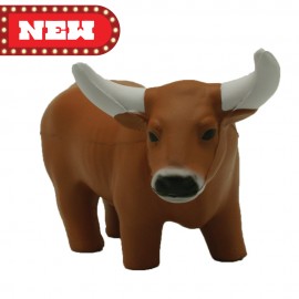 Long Horn Cow with Logo