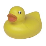 Customized "Rubber" Duck Squeezies Stress Reliever