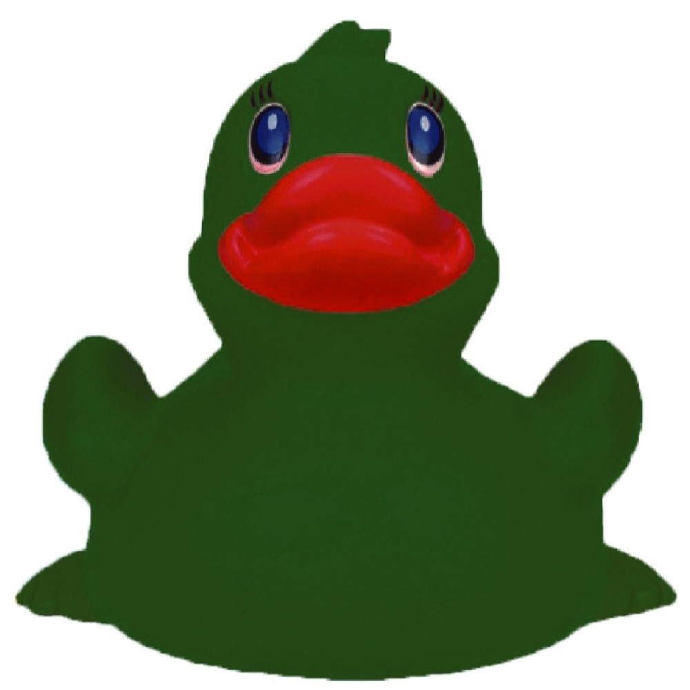 Promotional Rubber Green DuckÂ© Toy