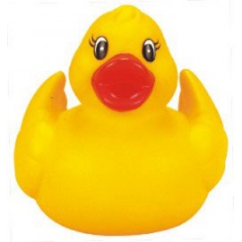Rubber Joyful Duck Toy with Logo  Rubber Joyful Duck Toy with Logo