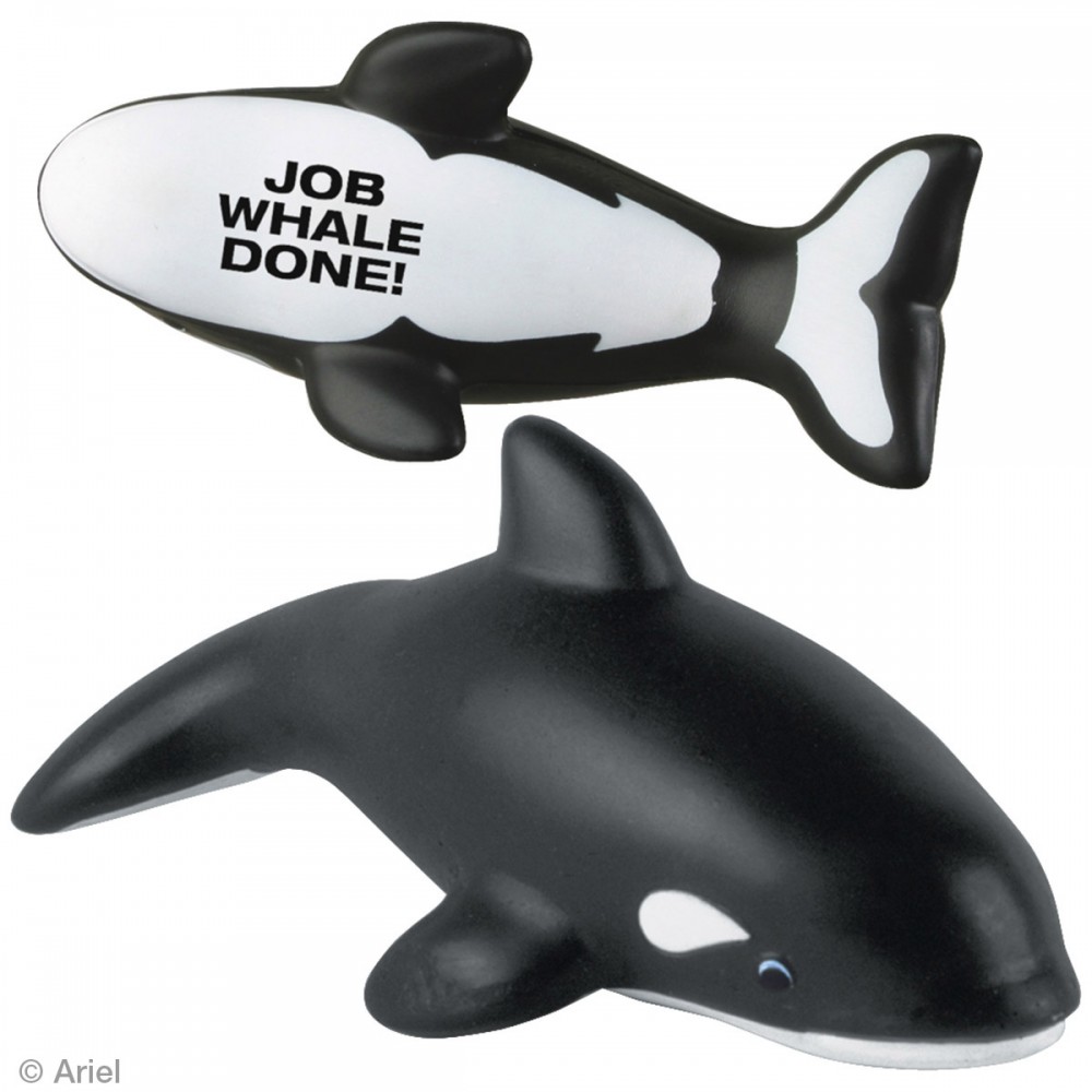 Promotional Killer Whale Stress Reliever