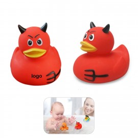 Devil Rubber Duck with Logo