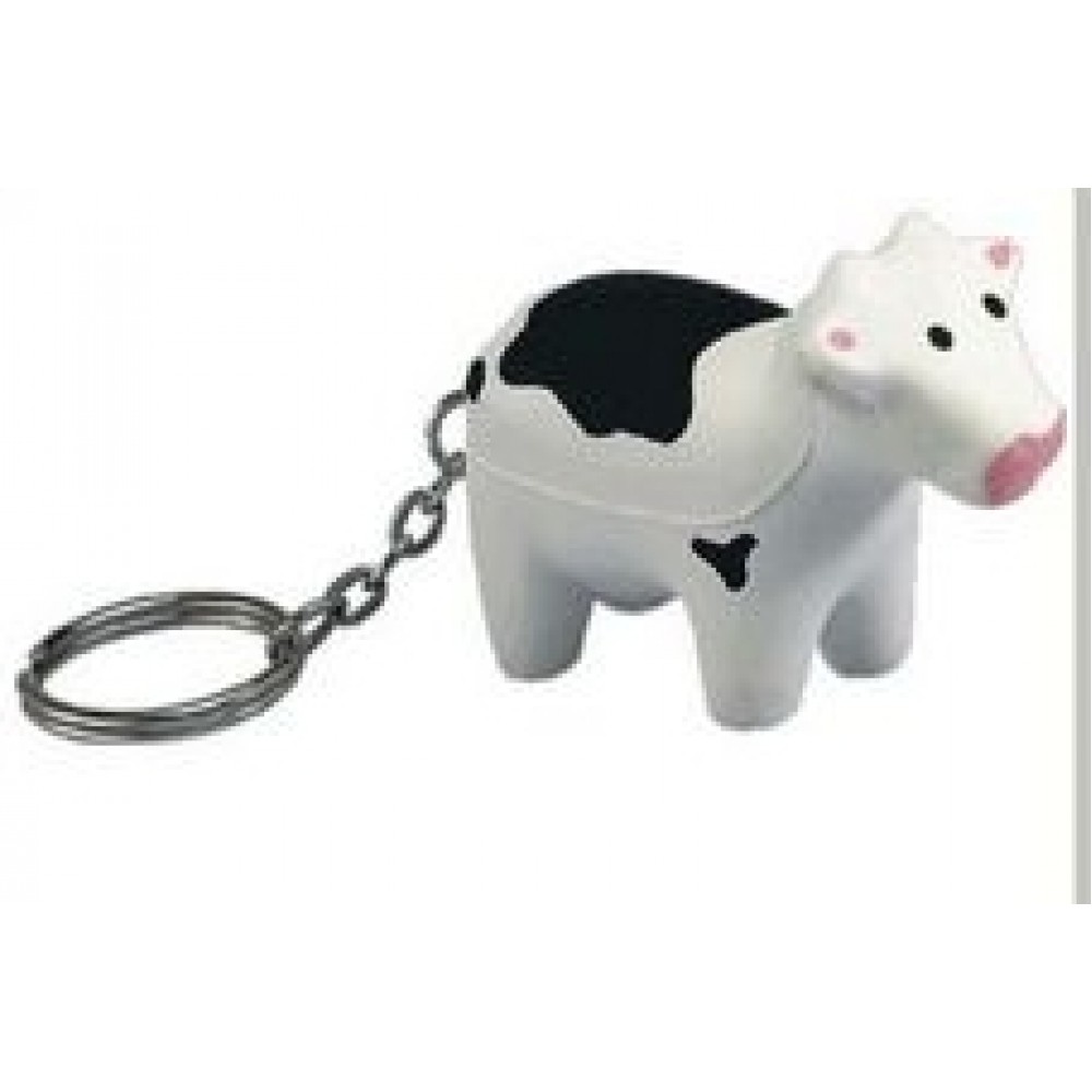 Logo Branded Cow Keychain Series Stress Reliever