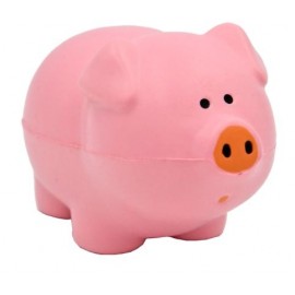 Custom Pink Pig Stress Reliever Toy  Custom Pink Pig Stress Reliever Toy