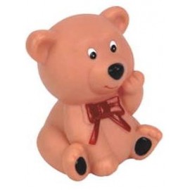 Rubber Tiny Bear with Logo