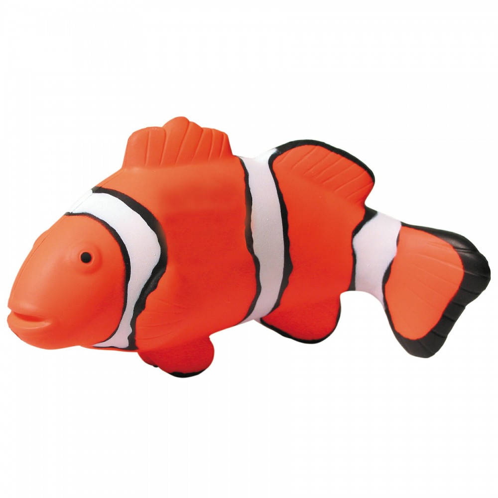 Logo Branded Clown Fish Squeezies Stress Reliever