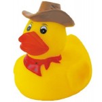 Customized Rubber Wild,Wild, West Duck Toy