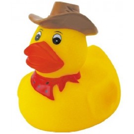 Customized Rubber Wild,Wild, West Duck Toy