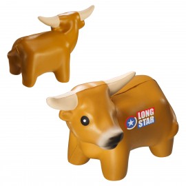 Long Horn Cow Stress Reliever with Logo  Long Horn Cow Stress Reliever with Logo