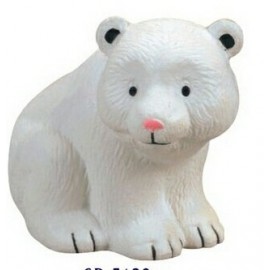 Polar Bear Stress Reliever with Logo  Polar Bear Stress Reliever with Logo