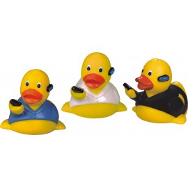 Rubber On The Phone DuckÂ© Toy with Logo