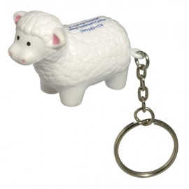 Personalized Sheep Stress Reliever Key Chain  Personalized Sheep Stress Reliever Key Chain