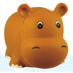 Rubber Hippo Toy Custom Imprinted