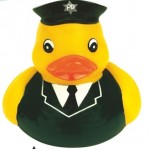 Rubber Smart Police DuckÂ© with Logo