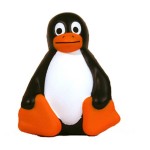 Custom Sitting Penguin Squeezies Stress Reliever