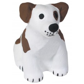Sitting Dog Squeezies Stress Reliever with Logo